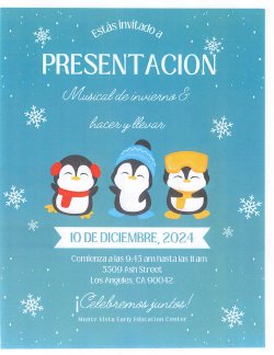 Presentacion de invierno y actividad de hacer y llevar